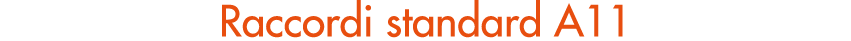 Raccordi standard A11