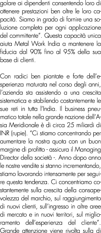 golare ai dipendenti consentendo loro di ottenere prestazioni ben oltre le loro capacità  Siamo in grado di fornire u   